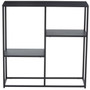 Acero Black Metal Multi Shelf Unit Acero Black Metal Multi Shelf Unit