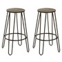 District 3pc Bar Table and Stool Set