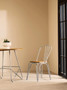 District Grey Finish Metal Frame Dining Chair
