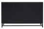 Lombok Black Rustic Chevron Four Door Sideboard