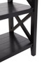 Heritage Three Shelf Black Bookcase