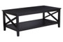 Heritage Black Wood Coffee Table