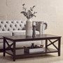 Heritage Black Wood Coffee Table