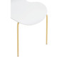 Laila Dining Chair with White Seat