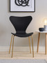 Laila Dining Chair With Black Seat