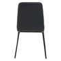 New Foundry Black Leather Effect Chair