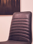 New Foundry Black Leather Effect Chair