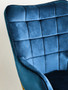Stockholm Blue Velvet Chair