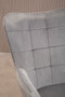 Stockholm Grey Velvet Chair