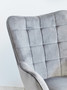 Stockholm Grey Velvet Chair