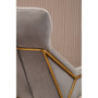 Stockholm Grey Velvet Armchair