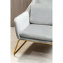 Stockholm Grey Velvet Armchair