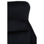 Stockholm Black Velvet Armchair

