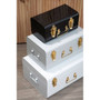 Parley Set of Three Monochrome Storage Trunks