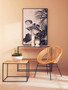 Depok Rattan And Metal Coffee Table