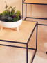Depok Rattan And Metal Coffee Table