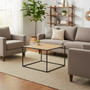 Depok Rattan And Metal Coffee Table