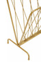 Avento Gold Finish Magazine Rack