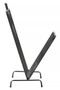 Avento Black Magazine Rack