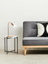 Trosa Side Table with Round White Top