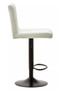 Baina High Back White Leather Effect Bar Chair