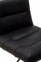Baina Black Leather Effect Bar Stool