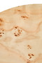 Mota Burl Wood Design Round Coffee Table