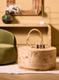 Mota Burl Wood Design Round Coffee Table