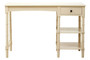 Heritage Ivory Desk with Drawer and Shelves