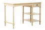 Heritage Ivory Desk with Drawer and Shelves