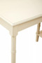 Heritage Ivory Desk with Drawer and Shelves