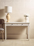 Heritage Two Drawer Ivory Wooden Desk