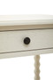 Heritage Two Drawer Ivory Wooden Desk