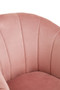 Yolanda Pink Velvet Chair
