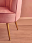 Yolanda Pink Velvet Chair