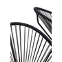 Miami Black Rattan 3 Piece Patio Set
