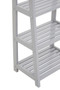 Chester Grey Wood Four Tier Shelf Unit