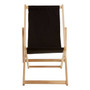 Beauport Black Deck Chair