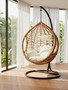 Goa Natural Rattan Effect Hanging Chair