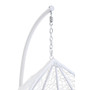 Goa Cut Out Sides White Hanging Chair