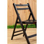 Beauport Black Folding Chair