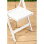 Beauport White Folding Chair