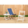 Beauport Grey Deck Chair