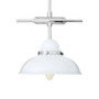 Jasper White and Chrome 3 Light Pendant Light