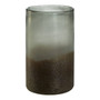 Chiara Medium Grey Metallic Vase