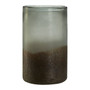 Chiara Medium Grey Metallic Vase
