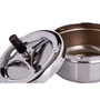 Chrome Effect Large Spinning Ashtray Chrome Effect Large Spinning Ashtray