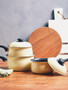 Viggo 3 Piece Cream Saucepan Set with Lids