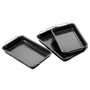 Roasting Trays with Wire Racks - Set of 3