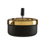 Small Gold / Matte Black Spinning Ashtray